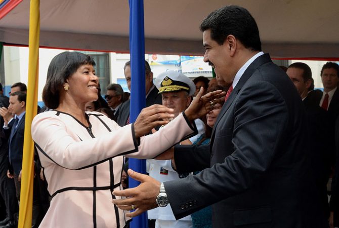 portia simpson and Maduro